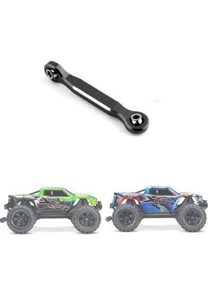 Alüminyum Alaşımlı Direksiyon Servo Bağlantı Rot Çubuğu 1/5 Traxxas X-Maxx Xmaxx 6s 8s Rc Canavar Kamyon Yükseltme Parçaları, Siyah (Yurt Dışından)