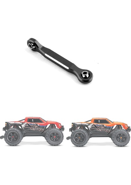 Alüminyum Alaşımlı Direksiyon Servo Bağlantı Rot Çubuğu 1/5 Traxxas X-Maxx Xmaxx 6s 8s Rc Canavar Kamyon Yükseltme Parçaları, Siyah (Yurt Dışından)
