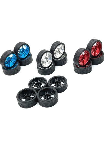 26MM Yarış Lastiği Lastik Metal Jant Wltoys 284131 K969 K979 K989 P929 Kyosho Mini-Z 1/28 Rc Araba Yükseltme Parçaları, C (Yurt Dışından)