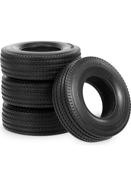4 Adet 25MM Sert Kauçuk Lastikler 1/14 Tamiya Rc Yarı Traktör Kamyon Damperli Man King Hauler Actros Scanıa Yükseltme Parçaları A (Yurt Dışından)