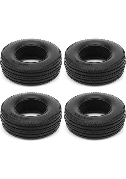 4 Adet 25MM Sert Kauçuk Lastikler 1/14 Tamiya Rc Yarı Traktör Kamyon Damperli Man King Hauler Actros Scanıa Yükseltme Parçaları A (Yurt Dışından)