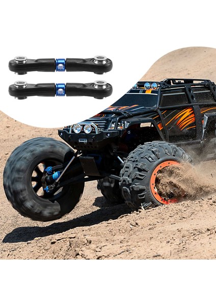 3 Adet Direksiyon Bağlantı Çubuğu Servo Çubuk Tamiya Tt-02 TT-02T TT02 TT02T 1/10 Rc Araba Yükseltme Parçaları Aksesuarları, Mavi (Yurt Dışından)