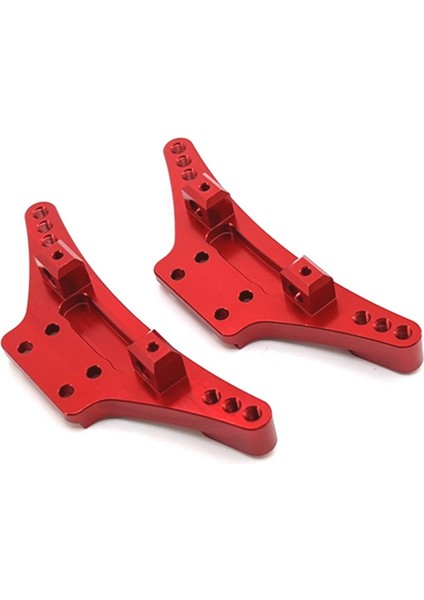 Wltoys 104009 104016 104018 12401 12402-A 12403 12409 Yükseltme Parçaları Için Metal Ön ve Arka Şok Kulesi, Kırmızı (Yurt Dışından)