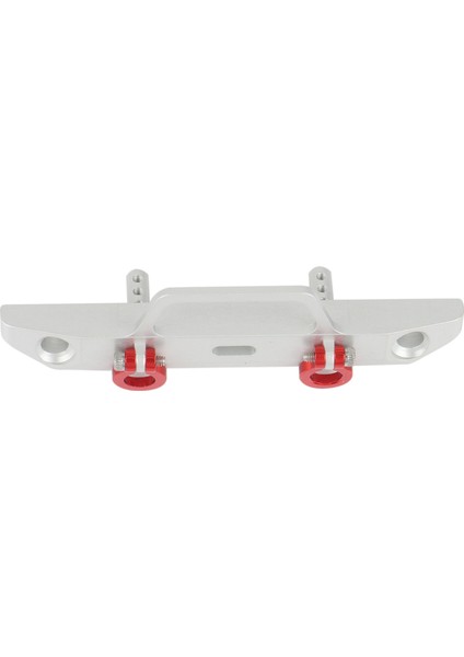 Cnc Metal Ön Tampon Kanca ile 1/24 Rc Paletli Araba Eksenel SCX24 90081 Yükseltme Parçaları, Gümüş (Yurt Dışından)
