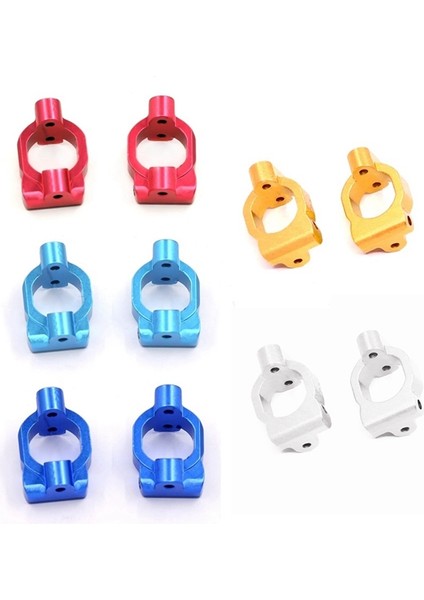 2 Adet Alüminyum Alaşımlı Ön C Hub Taşıyıcı Tekeri Blok C Koltuk Wltoys 104001 1/10 Rc Araba Yükseltme Aksesuarları, Kırmızı (Yurt Dışından)