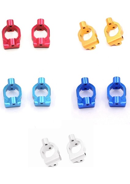 2 Adet Alüminyum Alaşımlı Ön C Hub Taşıyıcı Tekeri Blok C Koltuk Wltoys 104001 1/10 Rc Araba Yükseltme Aksesuarları, Kırmızı (Yurt Dışından)
