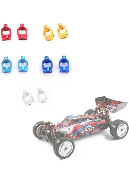2 Adet Alüminyum Alaşımlı Ön C Hub Taşıyıcı Tekeri Blok C Koltuk Wltoys 104001 1/10 Rc Araba Yükseltme Aksesuarları, Kırmızı (Yurt Dışından)