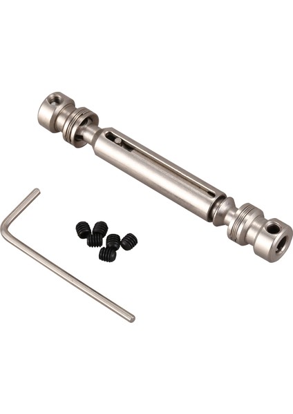 Metal Arka Orta Tahrik Mili Evrensel Şanzıman Aksesuarları Kiti Fy-01/02/03/04/05 Wltoys 12428 12423 12628 Rc Araba (Yurt Dışından)