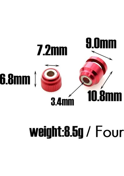 Rc Araba Gövde Kabuk Delik Delme Kılavuzu Yumruk Açıcı Bulucu Mıknatıs Eksenel SCX10 Traxxas Trx4 Hsp Drift Sakura Redcat,1 (Yurt Dışından)