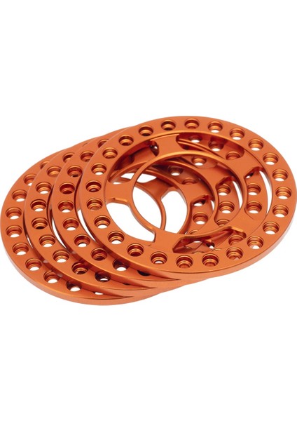 4 Adet Metal 1.9 Inç Tekerlek Dış Beadlock Halkası 1/10 Rc Paletli Araba Eksenel SCX10 90046 Traxxas Trx4 Tekerlek Jantları, Turuncu (Yurt Dışından) indirimleri