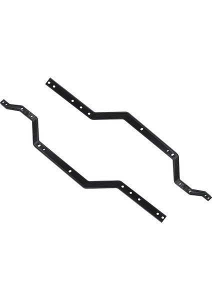 Adet Metal Kirişli Yan Çerçeve Şasi Rayları 1/18 Rc Paletli Araba TRX4M Trx4-M Yükseltme Parçası, Siyah (Yurt Dışından)