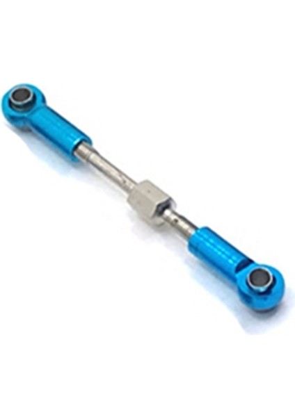 Metal Ön Arka Rot Bağlantı Servo Bağlantı Çubuğu Seti Wltoys 104072 1/10 Rc Araba Yükseltme Parçaları Aksesuarları, Mavi (Yurt Dışından)