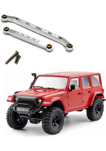 Metal Direksiyon Çubuğu Rot Bağlantısı 1/18 Fms Eazyrc Rochobby Toyota Fj Cruiser Patriot Katana K10 Rc Araba Parçaları, Gümüş (Yurt Dışından)