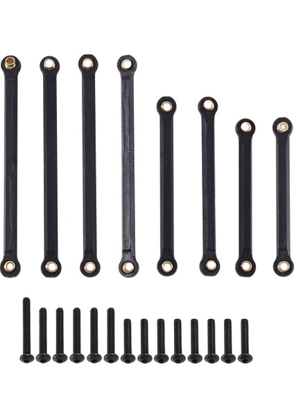 Adet Metal Süspansiyon Bağlantı Seti Bağlantı Çubuğu Bağlantısı 9749 Traxxas TRX4M 1/18 Rc Paletli Araba Yükseltme Parçaları Aksesuarları, 3 (Yurt Dışından)