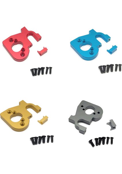 Rc Araba Motor Tutucu Yedek Aksesuarlar Wltoys 144001 1/14 4WD Rc Araba Parçaları Için Fit, Kırmızı (Yurt Dışından)