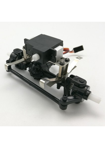 Metal Servo Sabit Montaj Braketi Kiti Wpl B14 B16 B36 C24 C34 1/16 Rc Kamyon Araba Yükseltme Parçaları Aksesuarları, Titanyum (Yurt Dışından)