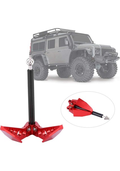 Metal Evrensel Ağır Hizmet Rc Araba Vinç Çapa, Katlanabilir Vinç Çapa, 1/10 Rc Araba Paletli, Trx4 SCX10 RC4WD D90 CC01 (Yurt Dışından)