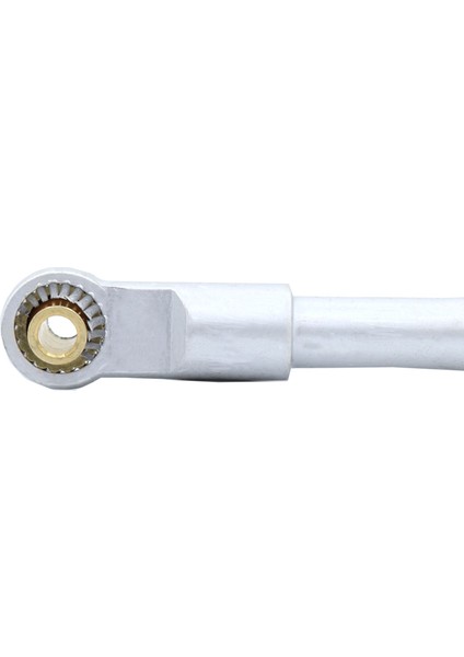 Metal Direksiyon Çubuğu Servo Bağlantı Çubuğu Eksenel RBX10 Ryft 1/10 Rc Paletli Araba Yükseltme Parçaları Aksesuarları, Gümüş (Yurt Dışından)