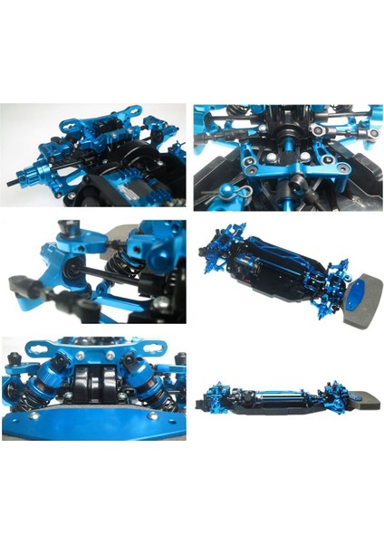 2 Adet Metal Üst Süspansiyon Kolu Montajı Tamiya TT02 Tt-02 1/10 Rc Araba Yükseltme Parçaları (Yurt Dışından)