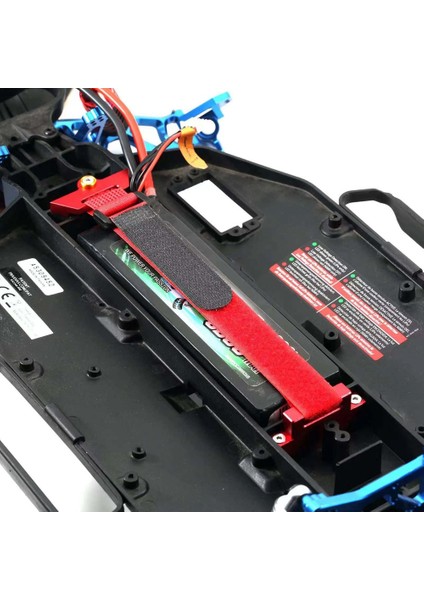 Metal Uzun Pil Tutucu Montajı 1/10 Traxxas Slash 2WD 5822 5822A Şasi Yükseltme Parçaları Için Tutun, 1 (Yurt Dışından)