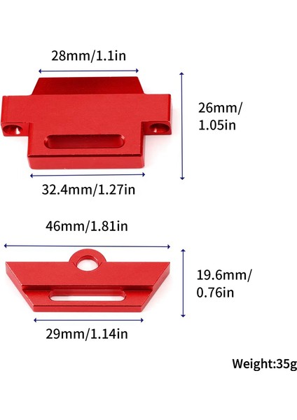 Metal Uzun Pil Tutucu Montajı 1/10 Traxxas Slash 2WD 5822 5822A Şasi Yükseltme Parçaları Için Tutun, 1 (Yurt Dışından)