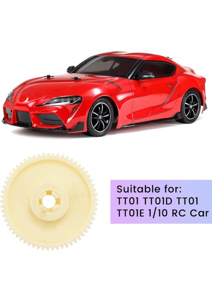 61 T Düz Dişli 51004 Tamıya TT01 TT01D TT01 TT01E 1/10 Rc Araba Yükseltme Parçaları Aksesuarları (Yurt Dışından)