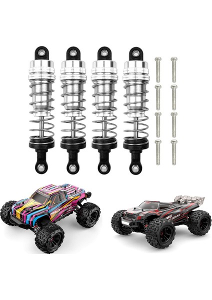 4 Adet Metal Ön ve Arka Yağ Amortisör Damperi Mjx H16 16207 16208 16209 16210 1/16 Rc Araba Yükseltme Parçaları, 7 (Yurt Dışından)