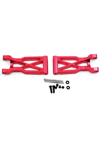 2 Adet Alüminyum Alaşımlı Arka Süspansiyon Kolu Salıncak Kolları Wltoys 104001 1/10 Rc Araba Yükseltme Parçaları Aksesuarları, Kırmızı (Yurt Dışından)