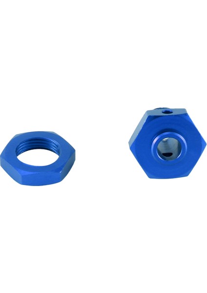 Metal 17MM Tekerlek Altıgen Hub Adaptörü Somun ile Arrma 1/7 Ihlal Sınırsız Felony 1/8 Typhon Rc Araba Parçaları, Mavi (Yurt Dışından)