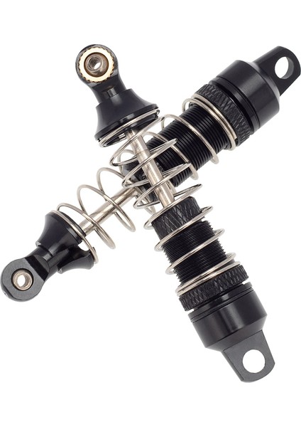 Adet Metal Ön ve Arka Amortisör Yayı Amortisörleri Losi 1/18 Mini-T 2.0 2WD Stadyum Kamyon Yükseltme Parçaları Siyah (Yurt Dışından)