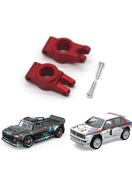 Metal Arka Hub Taşıyıcı Arka Tekerlek Koltuğu Mjx Hyper Go 14301 14302 1/14 Rc Araba Yükseltme Parçaları Aksesuarları, Kırmızı (Yurt Dışından)