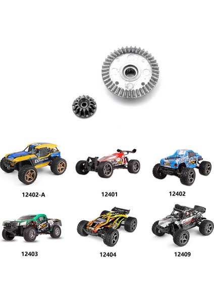 Metal Diferansiyel Sürüş Dişlisi 12401-1638 Wltoys 104009 12402-A 12401 12402 12403 12404 12409 Rc Araba Yükseltme Parçaları (Yurt Dışından)