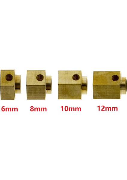 12 mm Genişletilmiş Tekerlek Hex Ağır Pirinç Adaptörü Eksenel SCX10 Iıı AXI03007 Capra 1.9 Utb Rc Paletli Yükseltme Parçaları, 12MM (Yurt Dışından)