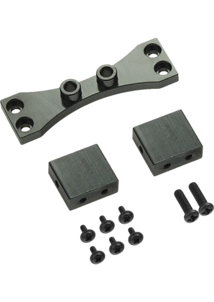 Metal Çekme Çubuğu Taban Koltuk Servo Braketi Dağı ile Mn D90 D91 D96 D99S 1/12 Rc Araba Kamyon Aksesuarı Siyah (Yurt Dışından)
