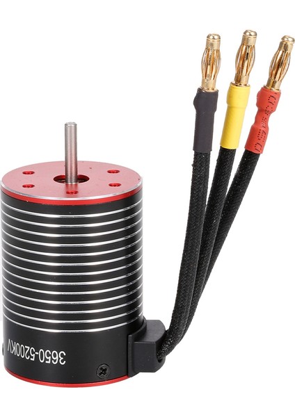 3650 Fırçasız Motor 3600KV 4500KV 5200KV 1/8 1/10 Rc Araba Drift Yarışı Off-Road Canavar Kısa Kulvar Kamyon, 5200KV (Yurt Dışından)