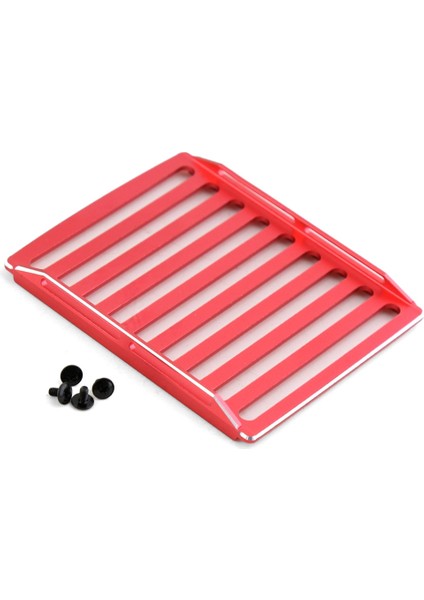 Metal Bagaj Taşıyıcı Portbagaj Eksenel SCX24 Jeep Wrangler Jlu 1/24 Rc Paletli Araba Yükseltme Parçaları, Kırmızı (Yurt Dışından)