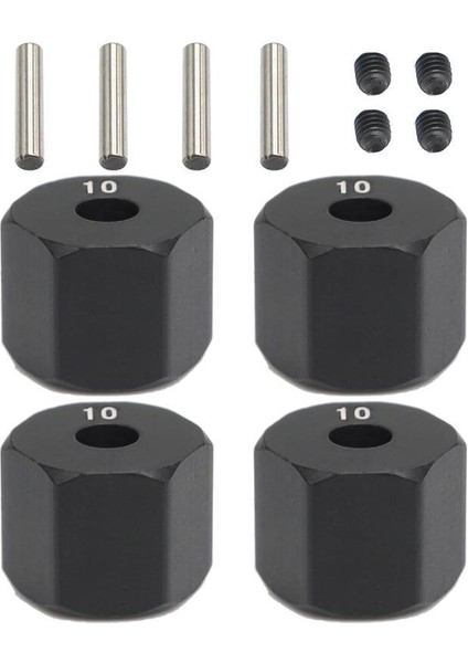 Adet 12 mm Tekerlek Altıgen Hub Kalınlığı 1/10 Rc Paletli Eksenel SCX10 Traxxax Trx4 Tamiya Mst Rc Araba Parçası, 10MM (Yurt Dışından)