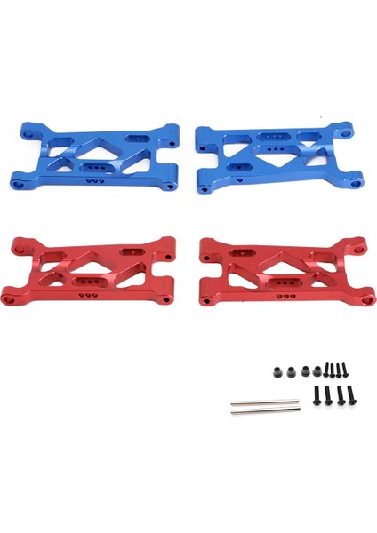 2 Adet Metal Ön Süspansiyon Kolu Salıncak Kolu Losi Lasernut U4 4WD 1/10 Rc Araba Yükseltme Parçaları Aksesuarları, Kırmızı (Yurt Dışından)