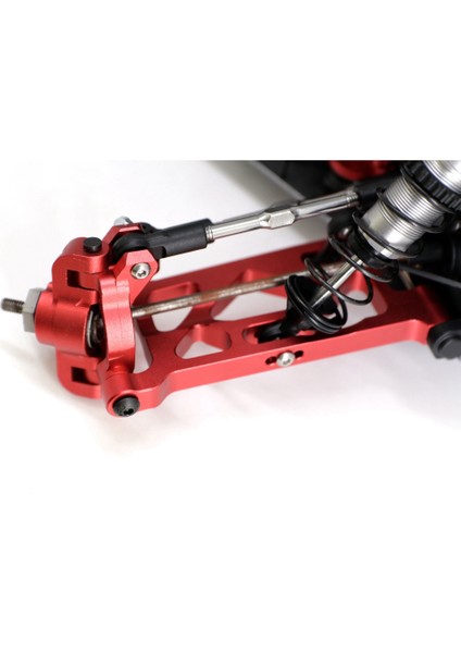 2 Adet Metal Ön Süspansiyon Kolu Salıncak Kolu Losi Lasernut U4 4WD 1/10 Rc Araba Yükseltme Parçaları Aksesuarları, Kırmızı (Yurt Dışından)