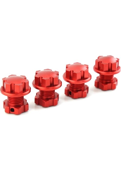 Metal 17MM Kavisli Tekerlek Altıgen Göbek Adaptörü 8654 Traxxas 1/10 E-Revo 2.0 Maxx 1/8 Kızak Rc Araba Yükseltme Parçaları, Yeşil (Yurt Dışından)