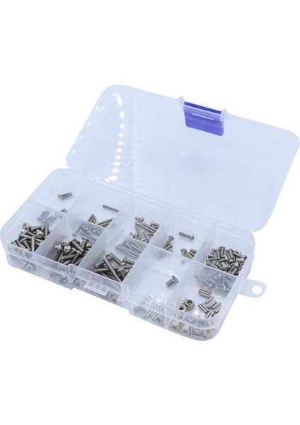 M1.6 M2 M2.5 Sınıf 12.9 Paslanmaz Çelik Altıgen Vidalar Somun Donanım Kiti Traxxas TRX4M 1/18 Rc Paletli Araba Yükseltme Parçaları (Yurt Dışından)