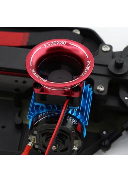 30X30 Soğutma Fanı Kapağı Hava Soğutma Kanalı 540 550 3650 Motor/esc Soğutucu 1/10 1/8 Sakura D3 D4 Hsp Hpı Rc Araba,1 (Yurt Dışından)