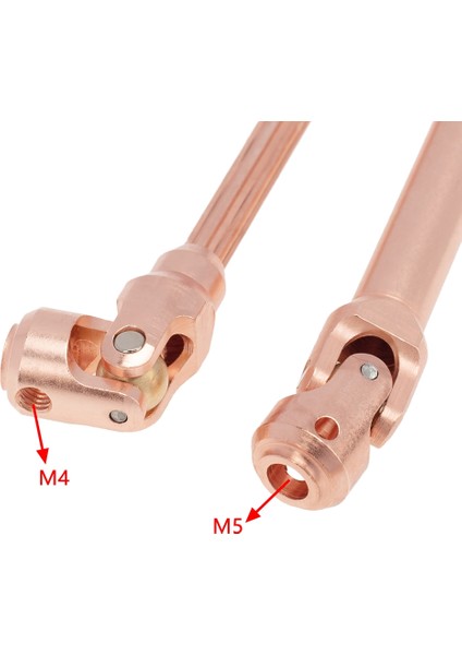 Metal Spline Ağır Hizmet Tahrik Mili 1/10 Rc Paletli Araba Eksenel SCX10 90046 AXI03007 Traxxas Trx4 Trx6 Redcat Gen8,a (Yurt Dışından)