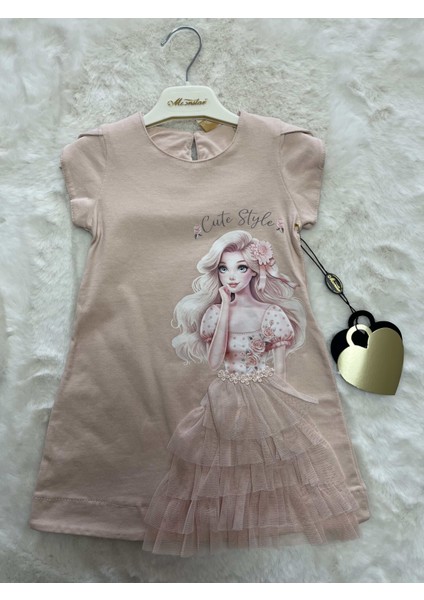 Cute Style Prenses Eteği Kabarık Elbise