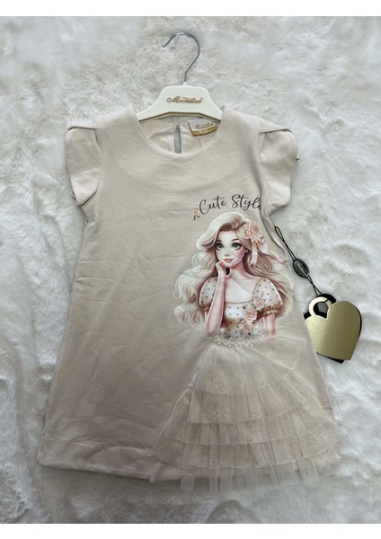 Cute Style Prenses Eteği Kabarık Elbise