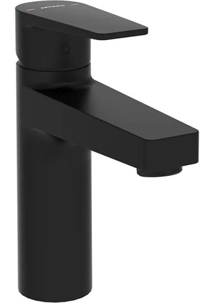 Flow Square Mat Siyah Yüksek Lavabo Bataryası - A4293836