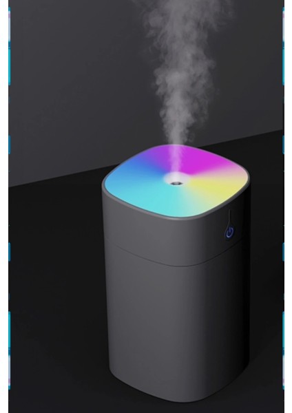 Hava Nemlendirici 2 Moslu 400ML Su ve Koku Hazneli Rgb Aydınlatmalı Super Silent Humıdıfıer