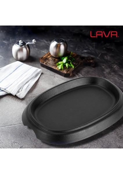 Döküm Oval Fajita Tabağı Ölçü 12x19cm. indirimleri