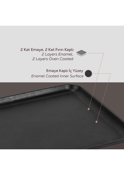 Döküm Dikdörtgen Servis Tabağı Ölçü 34X25CM. fırsatları