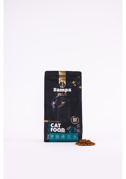 Plus Kısırlaştırılmış Kediler İçin Somon Etli Premium Kuru Mama 1,5kg